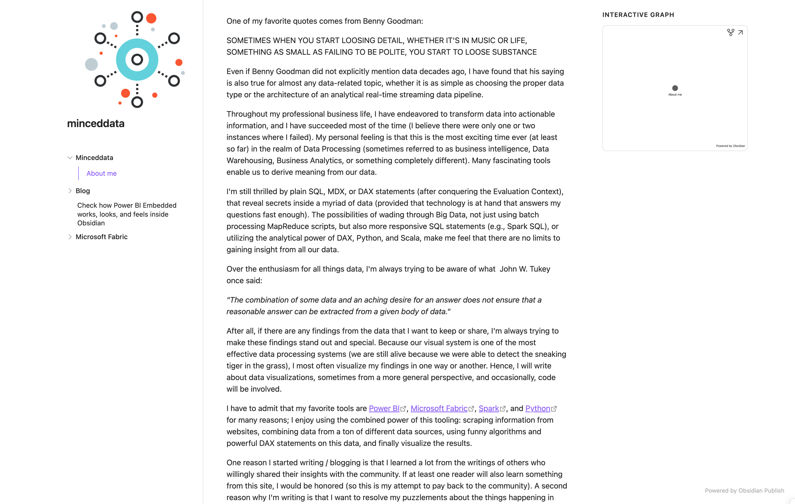 Minceddata — Obsidian Publish built with Obsidian