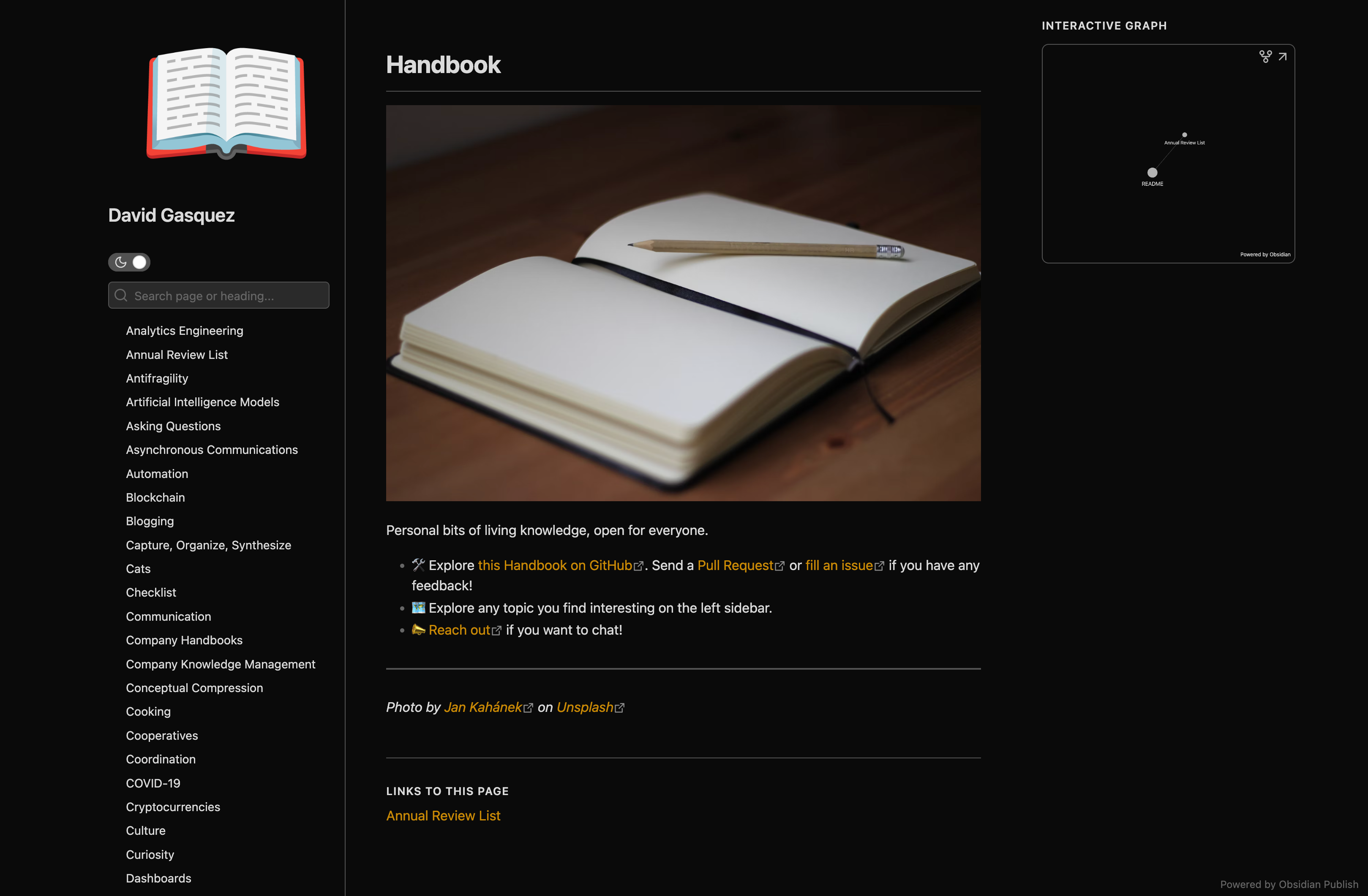 David Gasquez — Obsidian Publish built with Obsidian