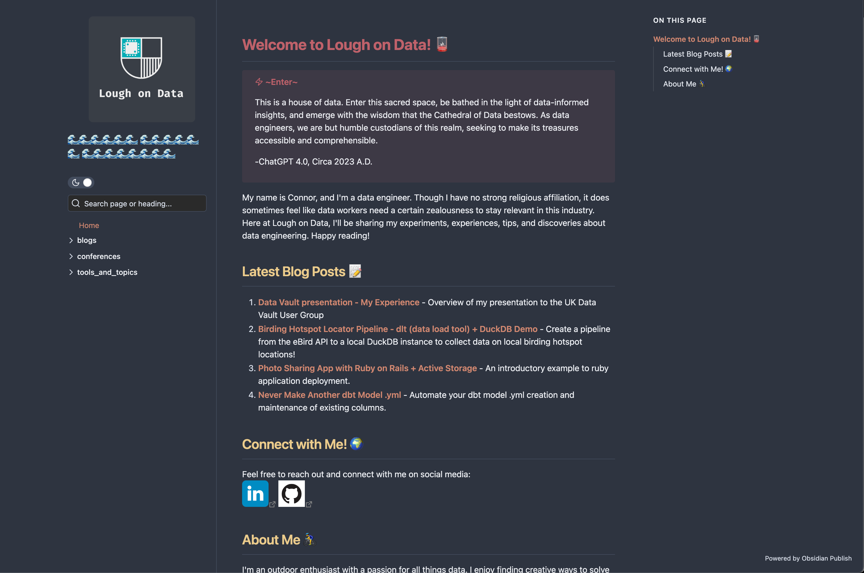Lough on Data — Obsidian Publish built with Obsidian