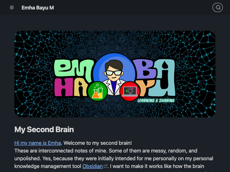 000_My Second Brain — Digital Gardens built with Obsidian