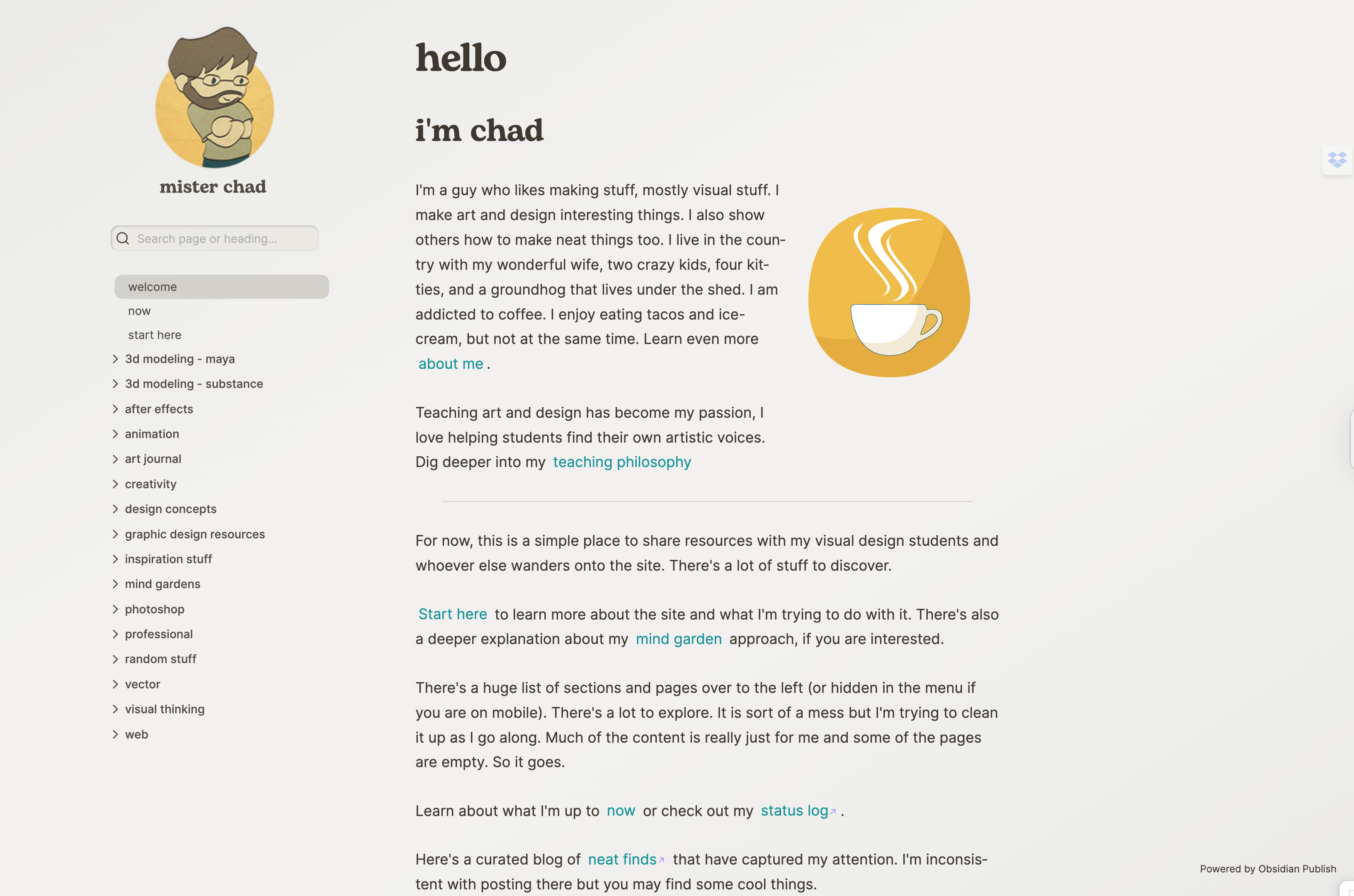 Mister Chad — Obsidian Publish built with Obsidian