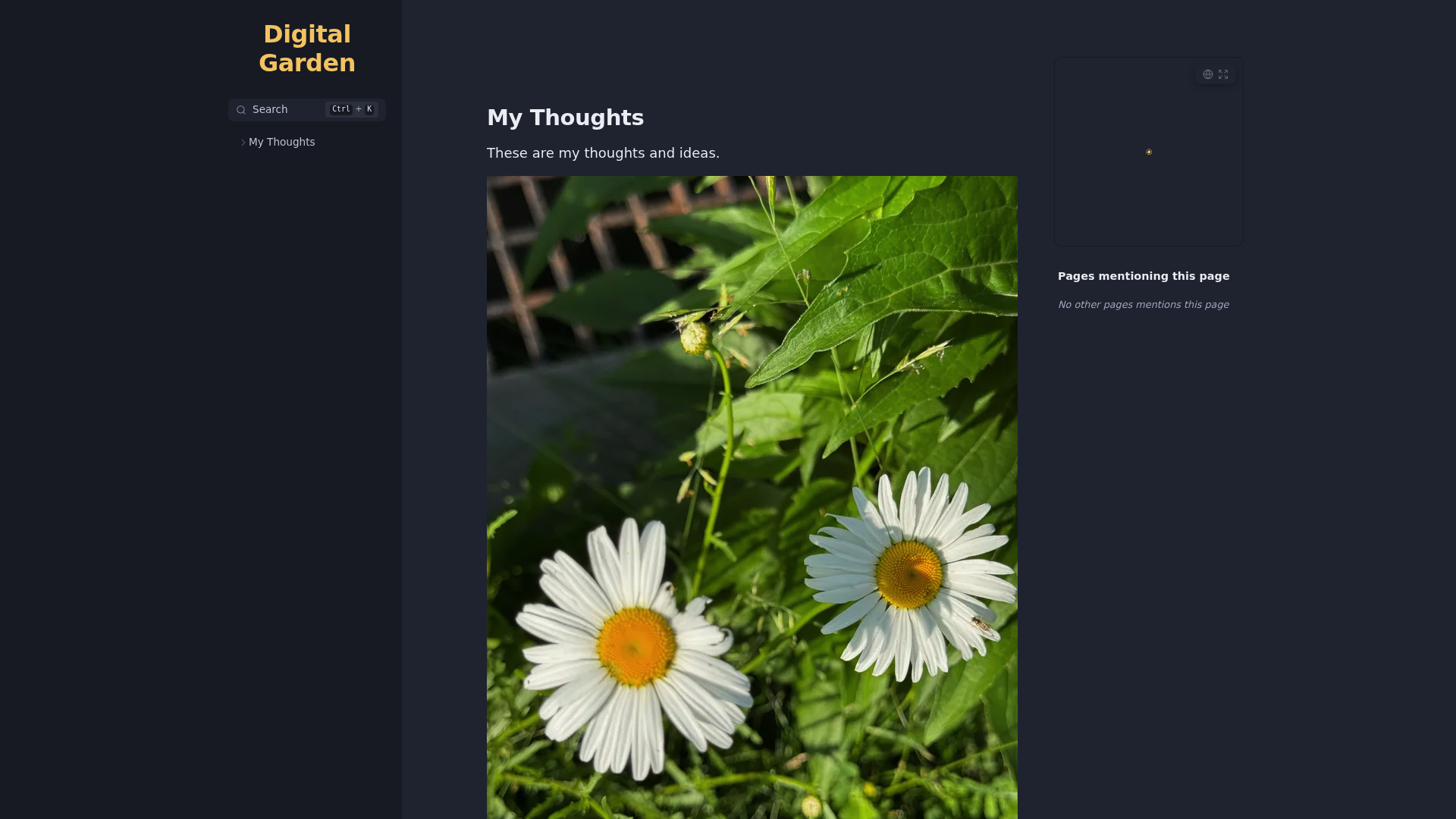 My Thoughts — Digital Gardens built with Obsidian