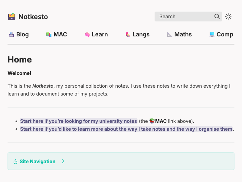 Mau Camargo’s Notkesto — Quartz built with Obsidian