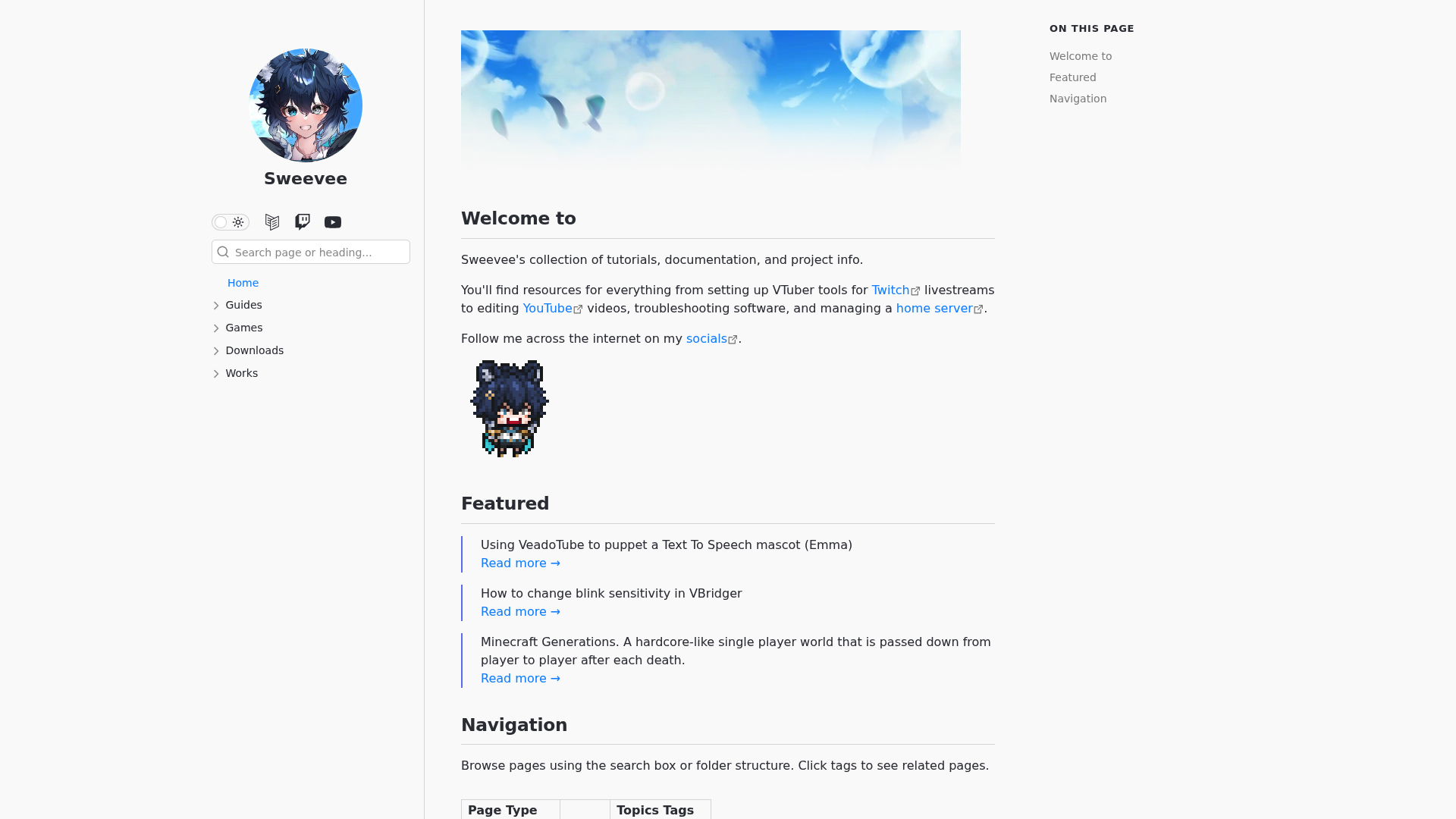 Sweevee — Obsidian Publish built with Obsidian
